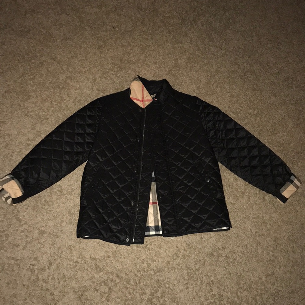 Authentic boys Burberry quilted jacket